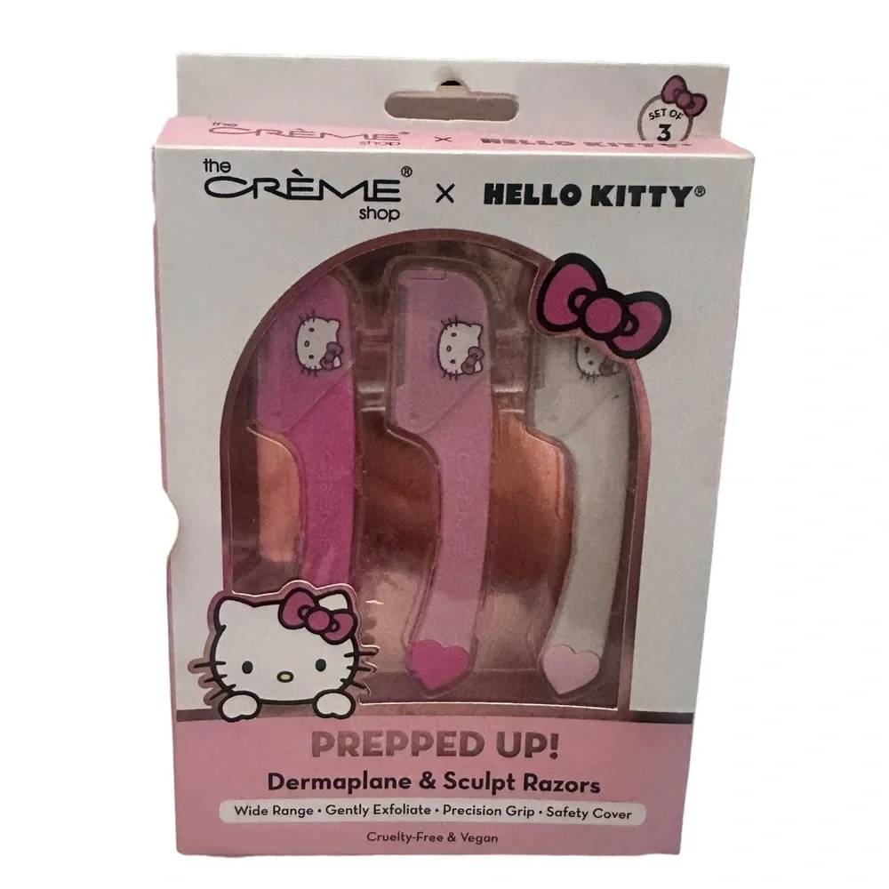 Hello Kitty Creme Shop Dermaplane and Sculpt Razors